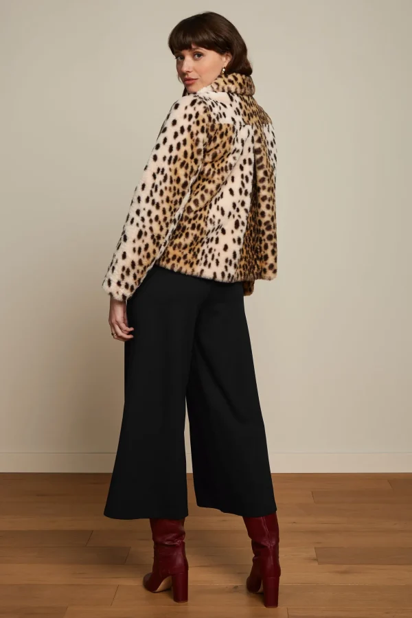 DAMES King Louie Anais Coat Cheetah Fur