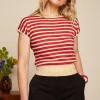 DAMES King Louie Ann Top Port Stripe