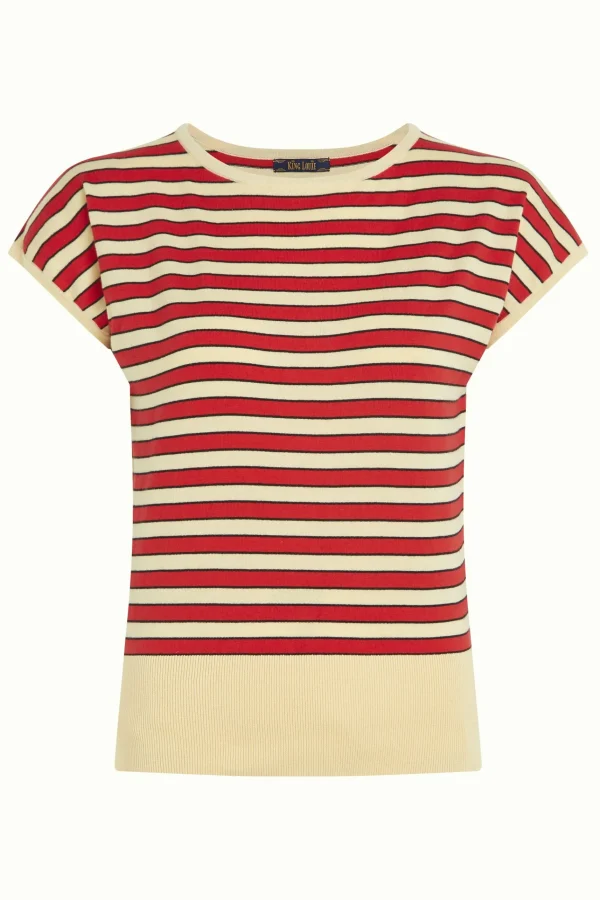 DAMES King Louie Ann Top Port Stripe