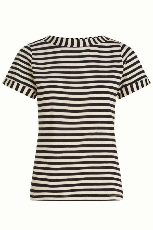 DAMES King Louie Boatneck Top Chopito Stripe