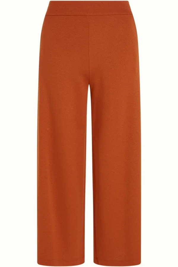 DAMES King Louie Border Palazzo Cropped Pants Milano Crepe