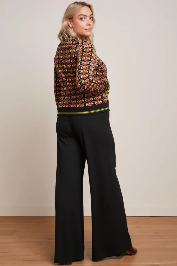 DAMES King Louie Border Palazzo Pants Milano Crepe