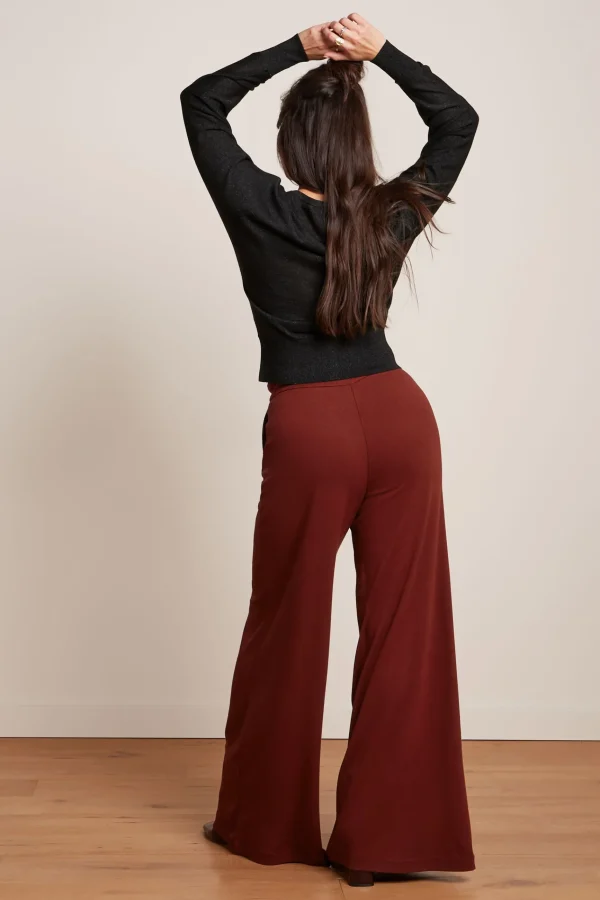 DAMES King Louie Border Palazzo Pants Milano Crepe