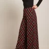 DAMES King Louie Border Palazzo Pants Riley Jacquard