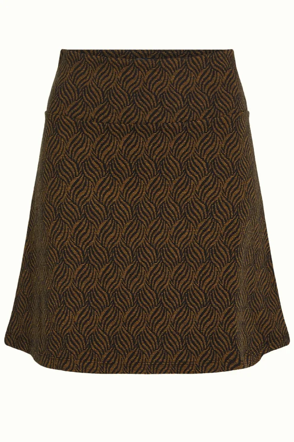 DAMES King Louie Border Skirt Ruby Jacquard
