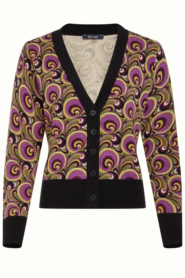 DAMES King Louie Cardi Deep V Patchouli
