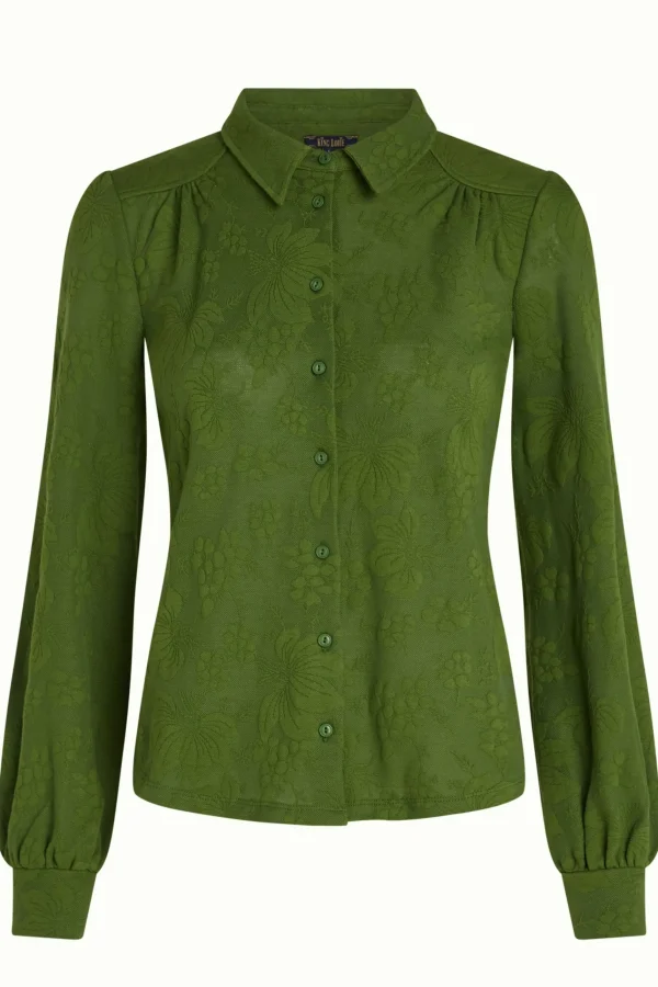 DAMES King Louie Carina Blouse Buzz Jacquard