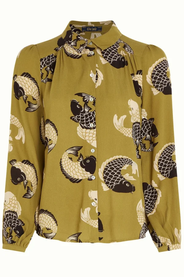 DAMES King Louie Carina Blouse Koi