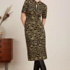 DAMES King Louie Chinese Midi Dress Bobbin Jacquard