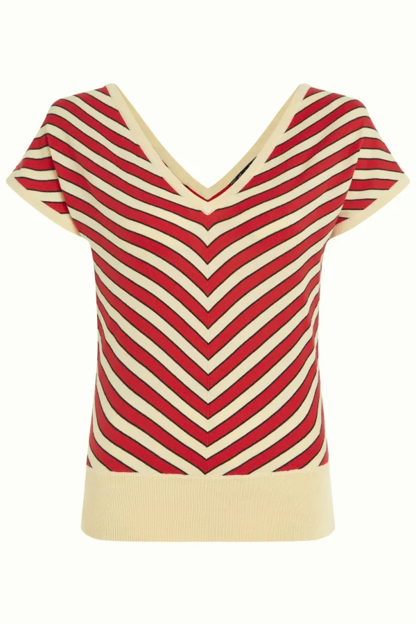 DAMES King Louie Double V Top Port Stripe