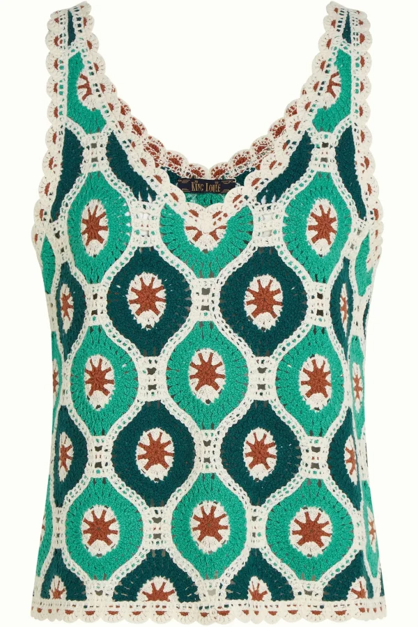 DAMES King Louie Janis Top Fray Crochet
