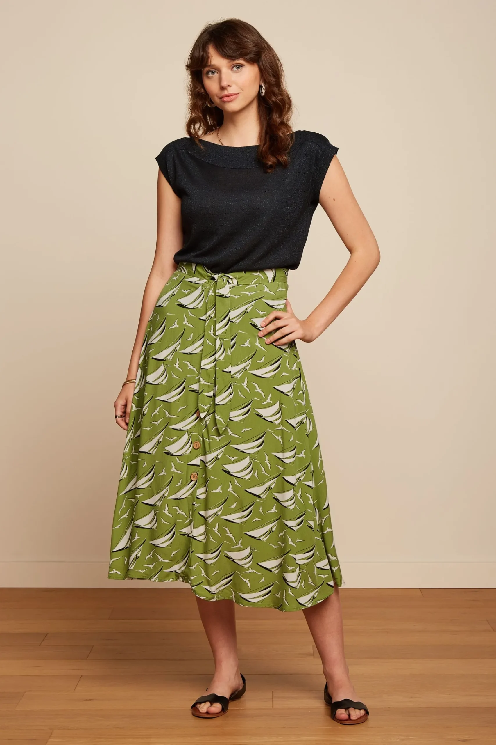 judy_midi_skirt_bateau_0.webp DAMES King Louie Judy Midi Skirt Bateau