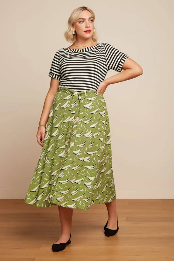 DAMES King Louie Judy Midi Skirt Bateau