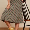 DAMES King Louie Juno Skirt Castillo Stripe