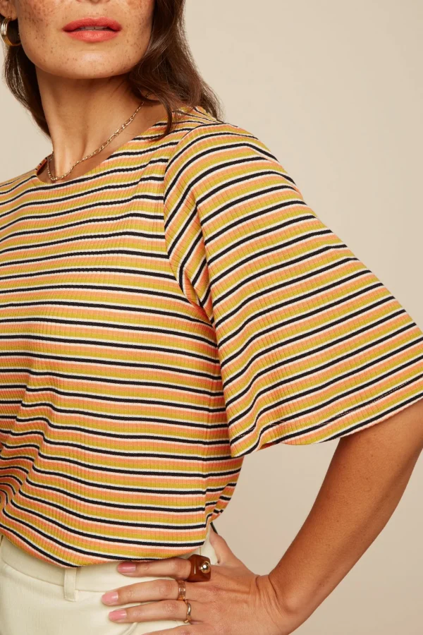DAMES King Louie Lizzy Top Gardena Stripe