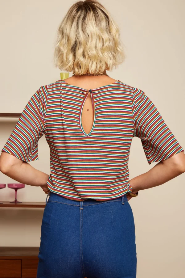 DAMES King Louie Lizzy Top Jones Stripe