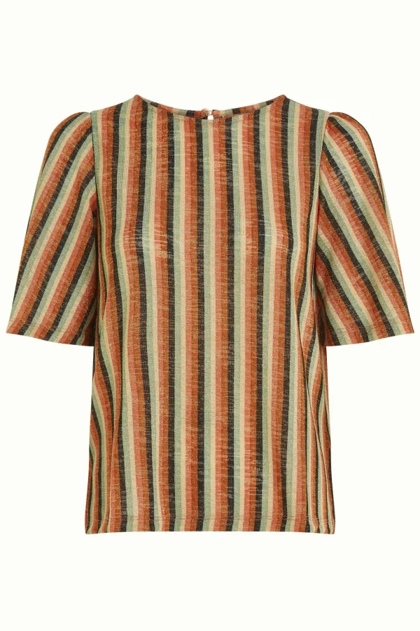 DAMES King Louie Lizzy Top Piso Stripe