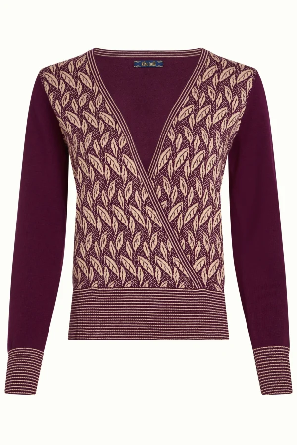 DAMES King Louie Lulu Wrap Top Sunmoon