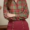 DAMES King Louie Maisie Blouse Belmont Check