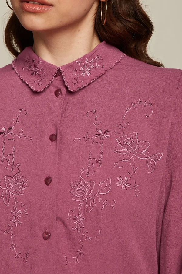 DAMES King Louie Maisie Blouse Lyonne Embroidery