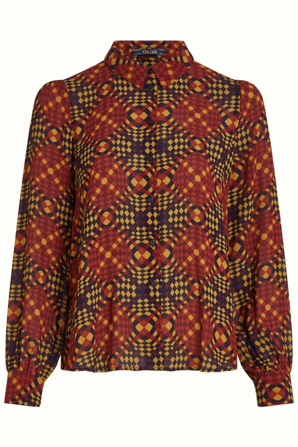 DAMES King Louie Maisie Blouse Zesty