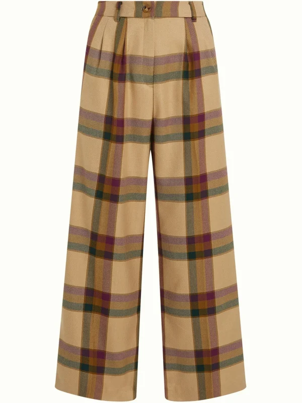 DAMES King Louie Marlene Cropped Pants Dreamer Check