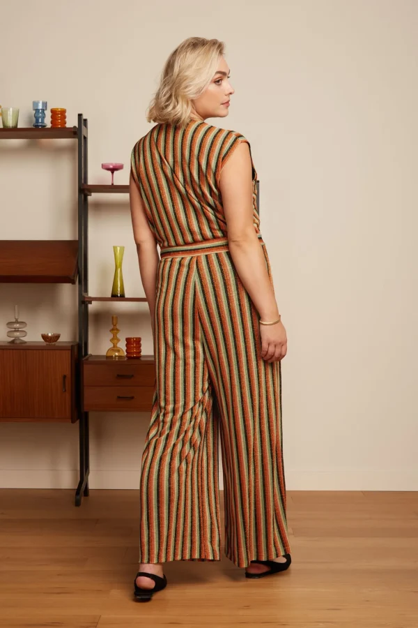 DAMES King Louie Mary Jumpsuit Piso Stripe