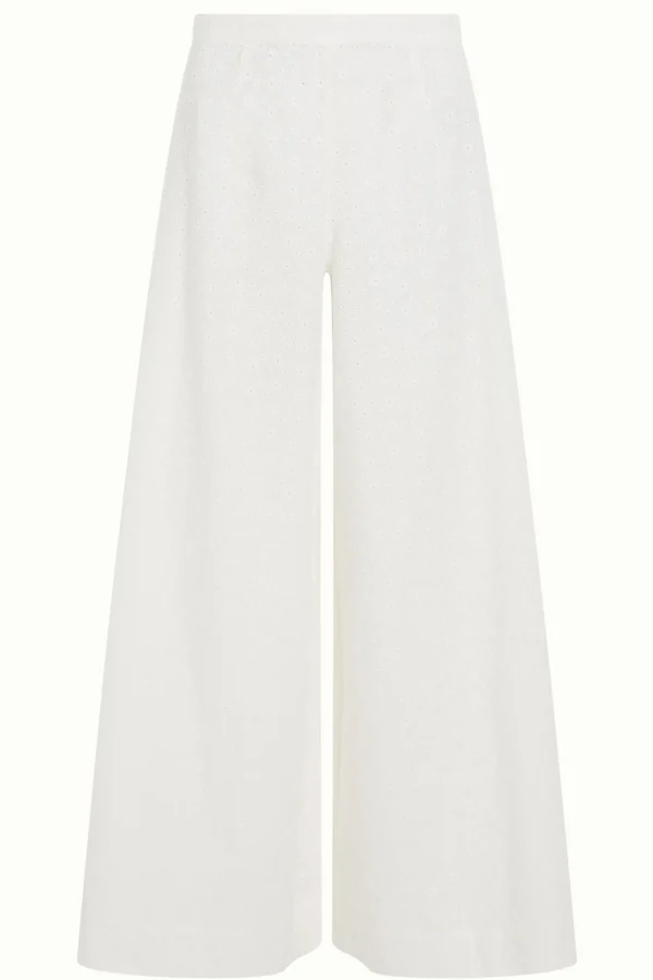 DAMES King Louie Palazzo Pants Rosa Broderie Anglaise