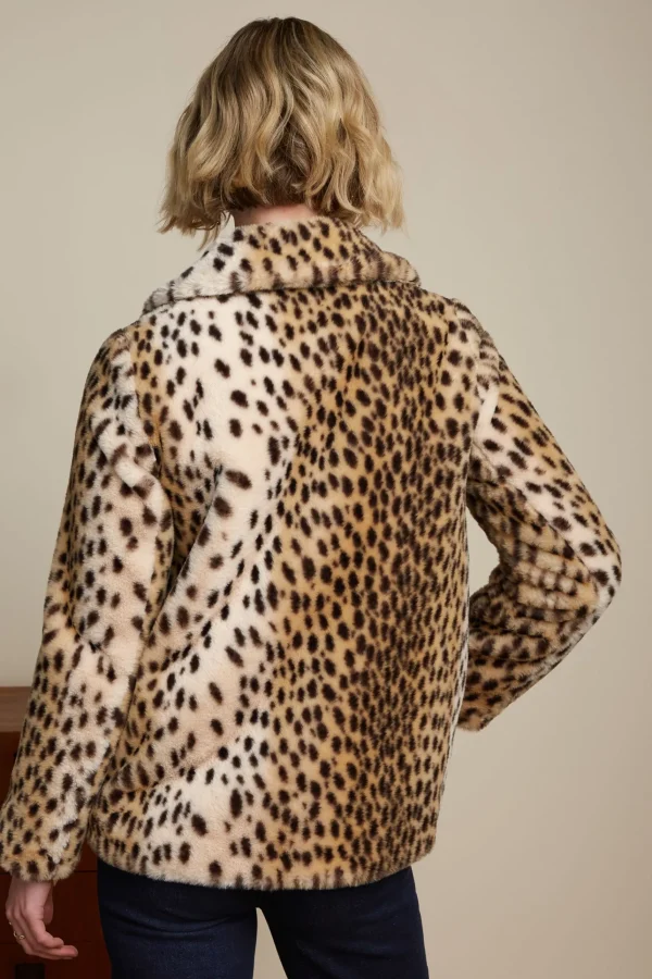 DAMES King Louie Patti Coat Midi Cheetah Fur