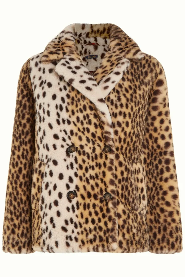 DAMES King Louie Patti Coat Midi Cheetah Fur