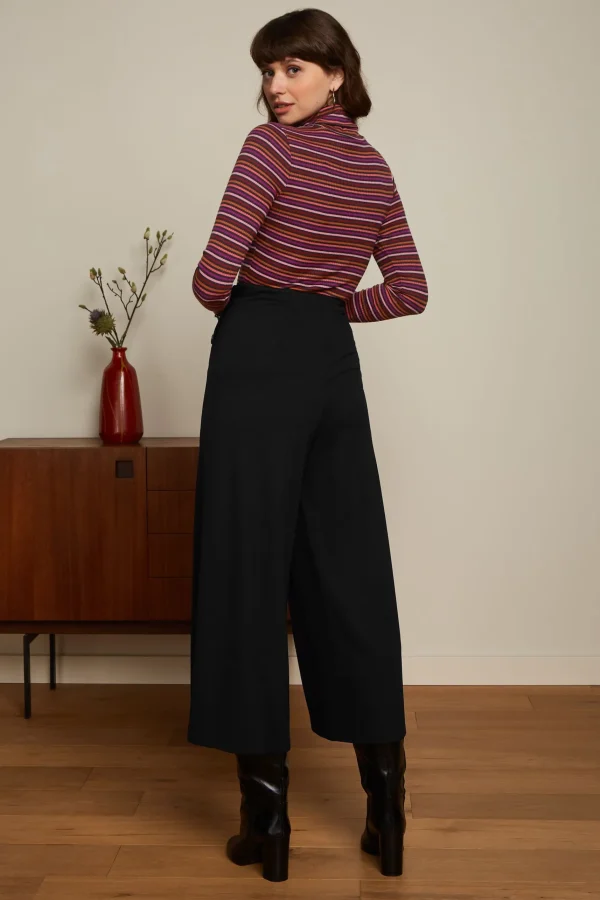 DAMES King Louie Rollneck Top Rolla Stripe