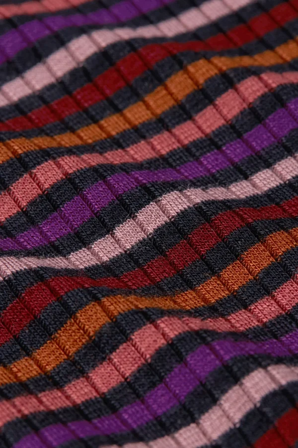 DAMES King Louie Rollneck Top Rolla Stripe