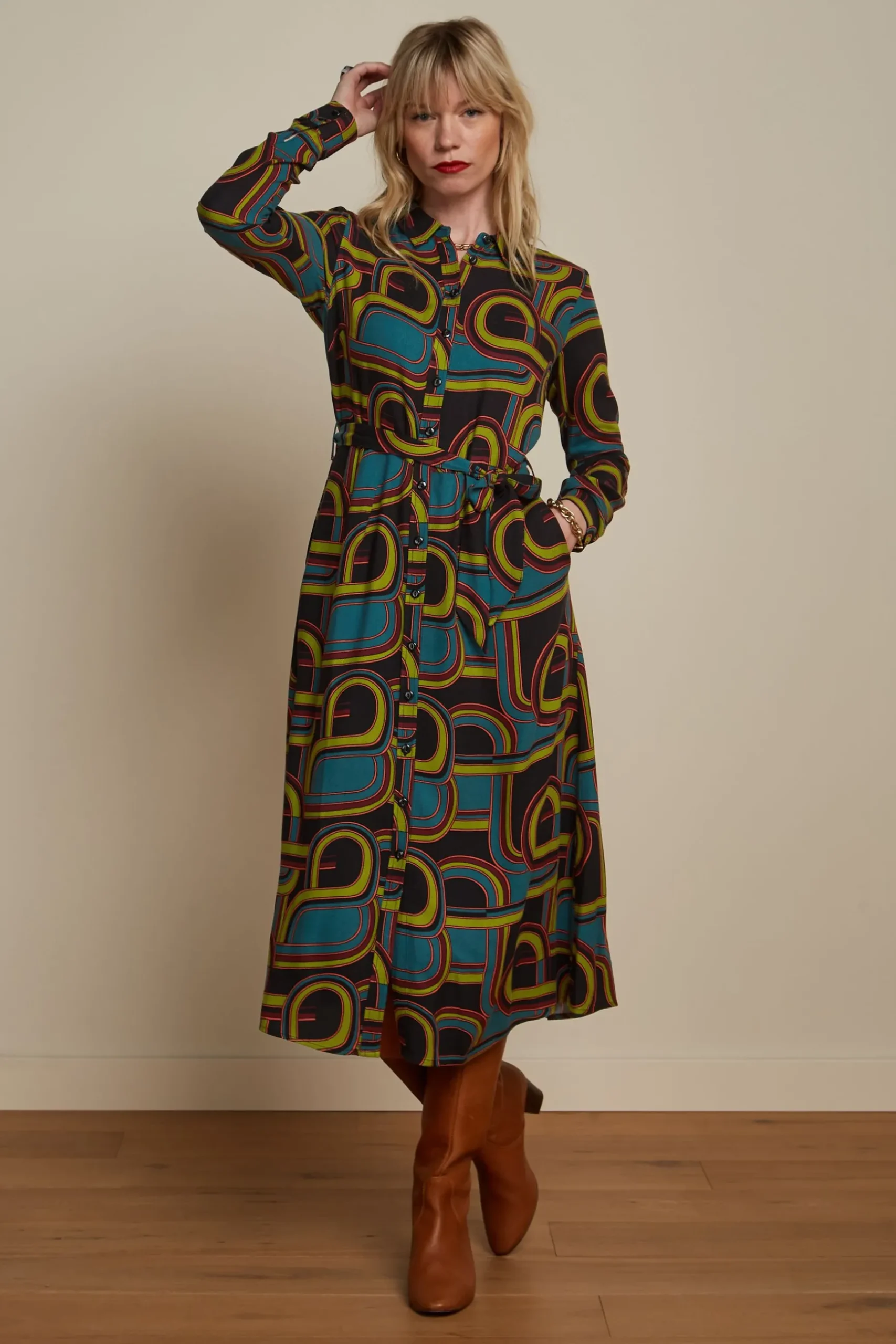 rosie_midi_dress_zappa_0.webp DAMES King Louie Rosie Midi Dress Zappa