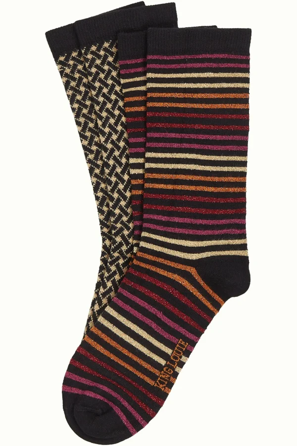 DAMES King Louie Socks 2-Pack Mariani