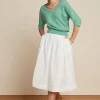 DAMES King Louie Suzette Pleat Skirt Rosa Broderie Anglaise